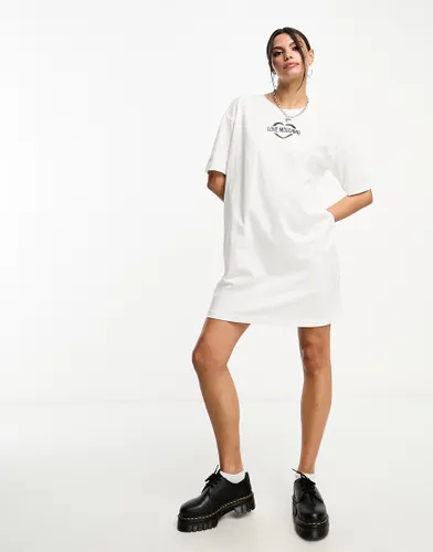 Love Moschino logo t-shirt dress in white