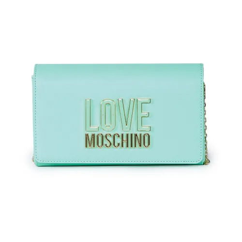 Love Moschino , Mint Green Shoulder Bag ,Green female, Sizes: ONE SIZE