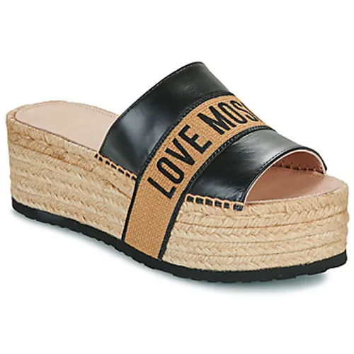 Love Moschino  MULE RIBBON  women's Mules / Casual Shoes in Black