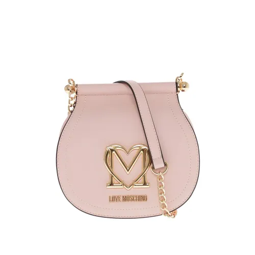 Love Moschino , Powder Shoulder Bag for Women ,Pink female, Sizes: ONE SIZE