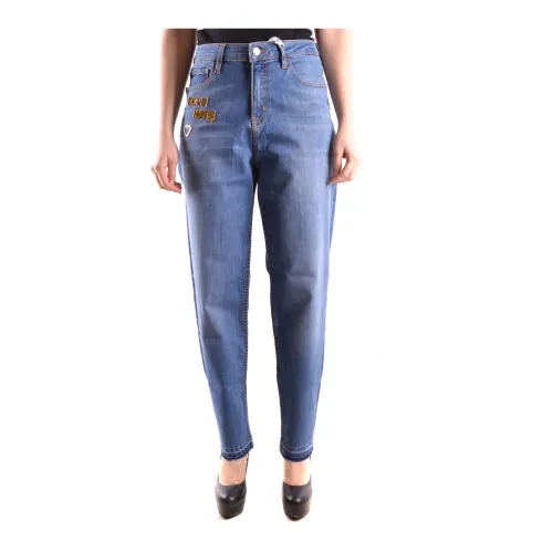 Love Moschino , Relaxed Fit Jeans ,Blue female, Sizes: