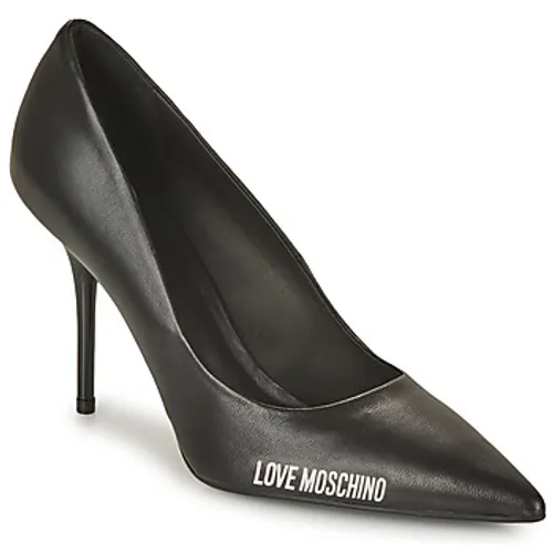 Love Moschino  RUBBER LOGO  women's Court Shoes in Black