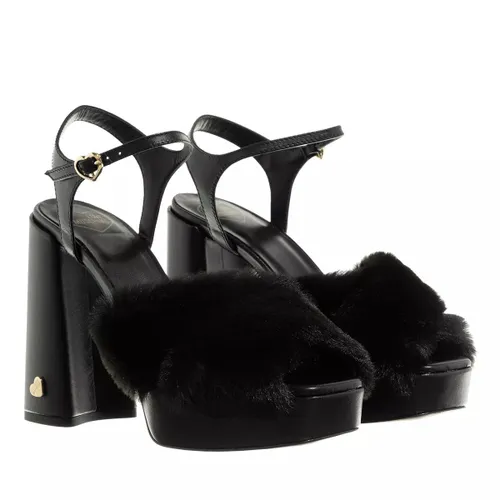 Love Moschino Sandals - San.Lod.Quadra120 Softpl+Nappa - black - Sandals for ladies
