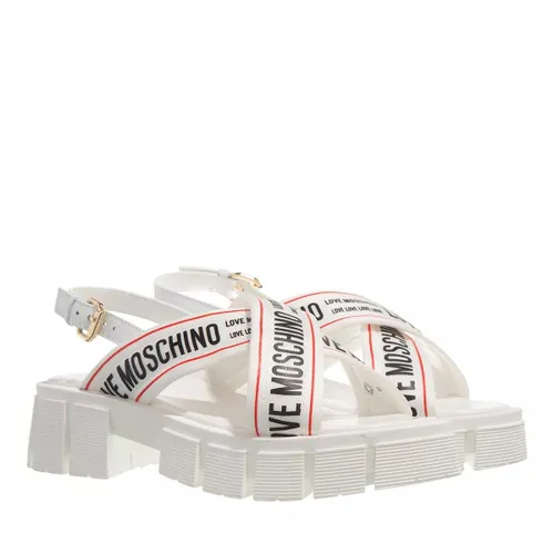 Love Moschino Sandals - Tassel Sandal - white - Sandals for ladies
