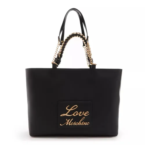 Love Moschino Shopping Bags - Love Moschino Schwarze Shopper JC4119PP1ILM0000 - black - Shopping Bags for ladies