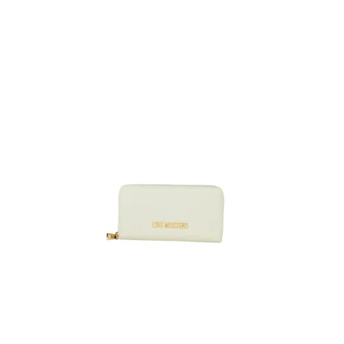 Love Moschino , Signature Wallet ,White female, Sizes: ONE SIZE