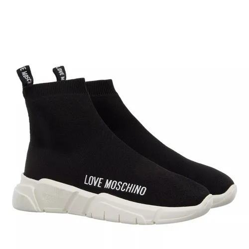 Love Moschino Sneakers - Love Moschino Socks - black - Sneakers for ladies