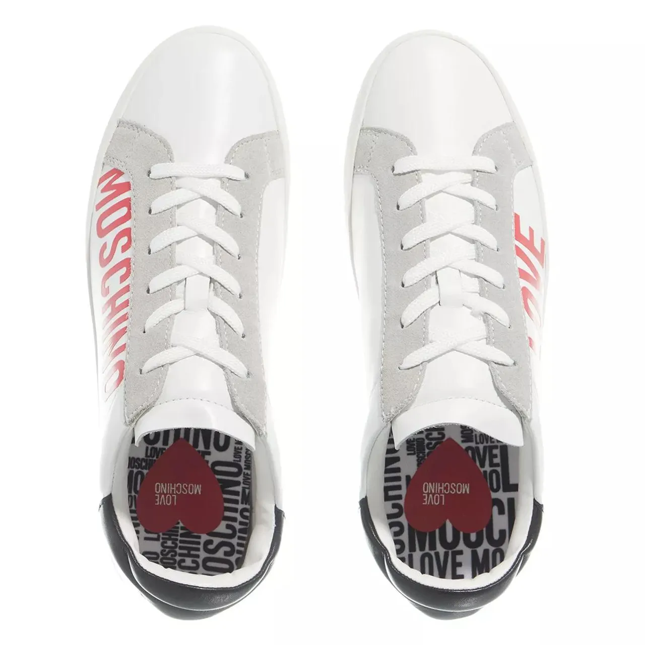 Love Moschino Sneakers - Sneakerd Casse25 Mix - white - Sneakers for ladies