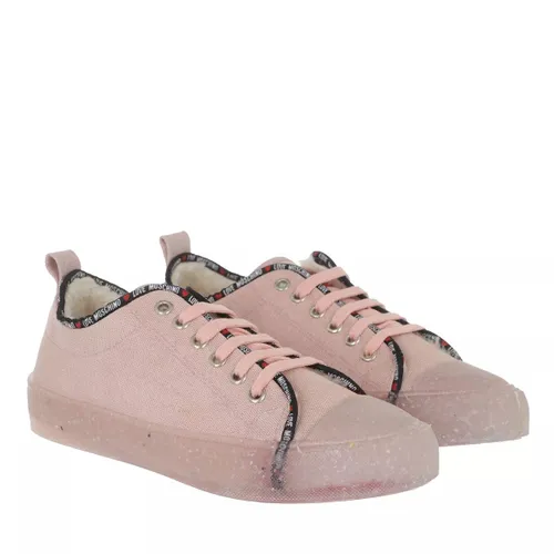 Love Moschino Sneakers - Sneakerd Eco30 Canvas - rose - Sneakers for ladies