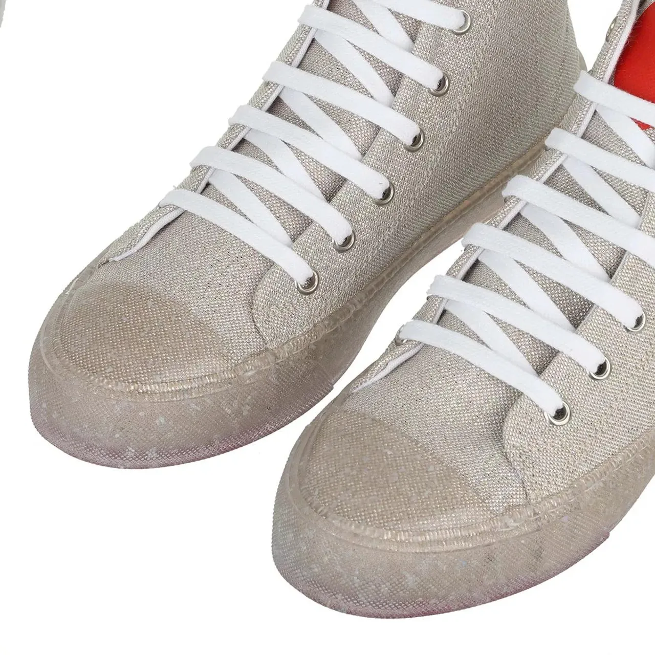 Love Moschino Sneakers - Sneakerd Eco30 Lurex - silver - Sneakers for ladies