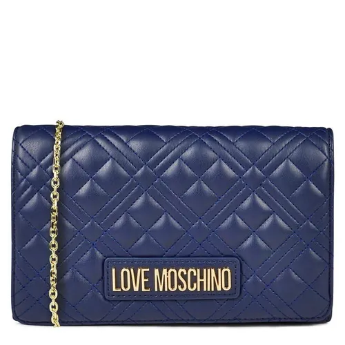 LOVE MOSCHINO Super Quilted Mini Crossbody Bag - Blue