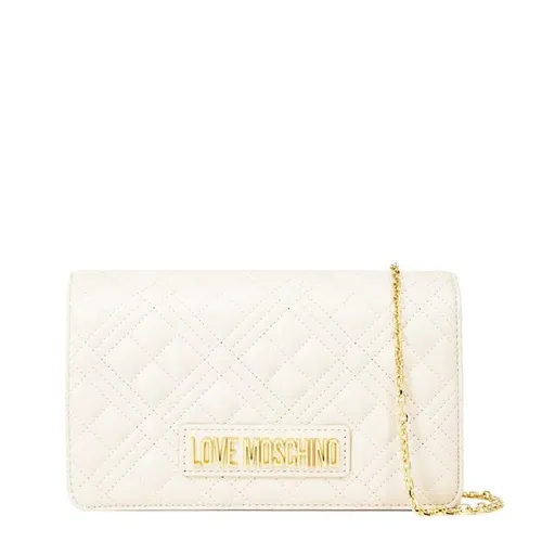 LOVE MOSCHINO Super Quilted Mini Crossbody Bag - Cream