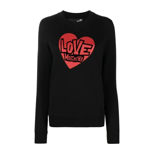 Love Moschino , Sweatshirt ,Black female, Sizes: