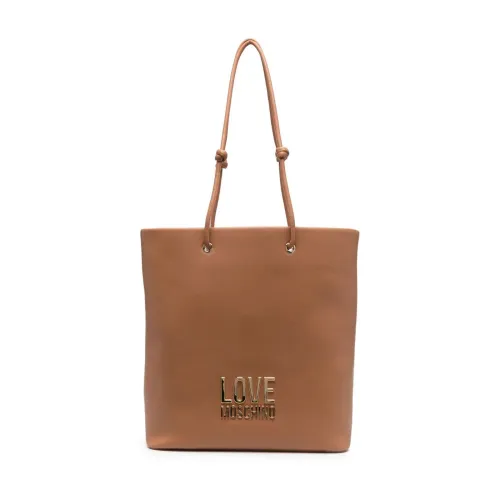 Love Moschino , Tote bag ,Brown female, Sizes: ONE SIZE
