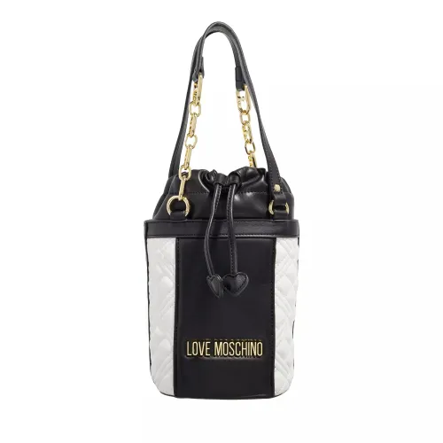 Love Moschino Tote Bags - Quilted Bicolour - black - Tote Bags for ladies