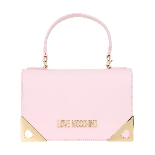 Love Moschino , Vitello Cross Body Bag ,Pink female, Sizes: ONE SIZE