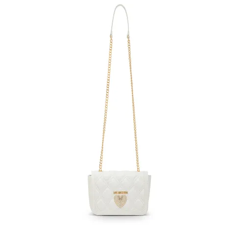 Love Moschino , White Bags Collection ,White female, Sizes: ONE SIZE