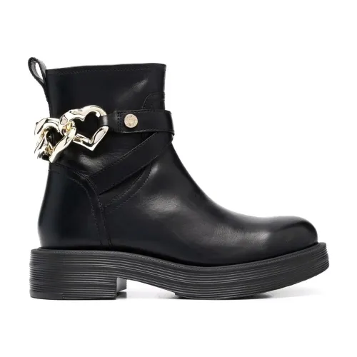 Love Moschino , Women`s ankle boots ,Black female, Sizes: