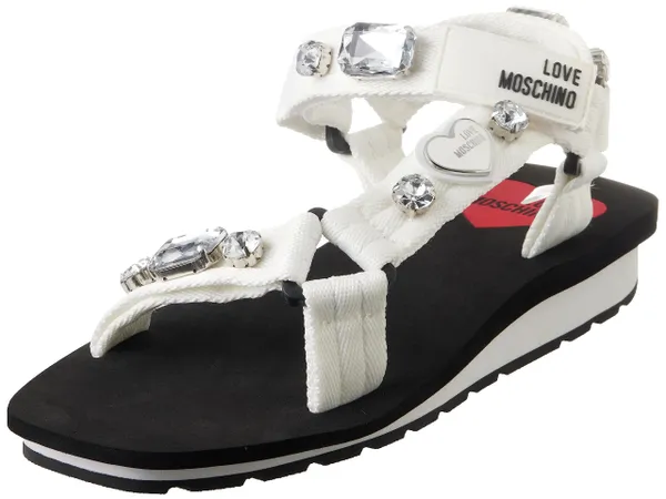 Love Moschino Women's Ja16153g0gi45100 Platform Sandals