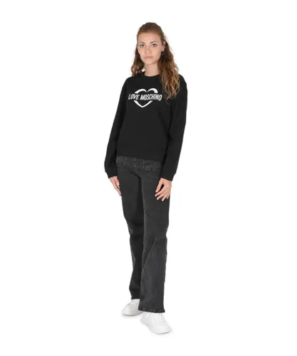 Love Moschino Womens Sweatshirt - Black