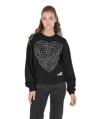 Love Moschino Womens Sweatshirt - Black