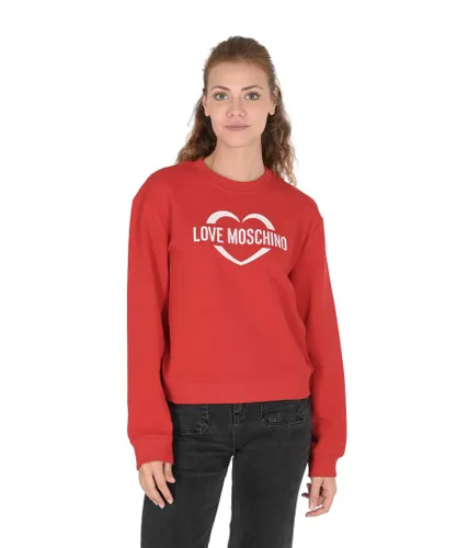 Love Moschino Womens Sweatshirt - Red