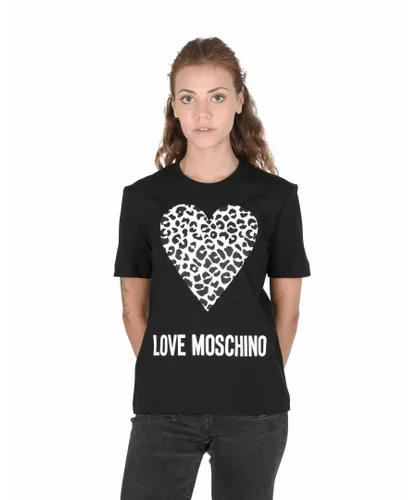 Love Moschino Womens T-Shirt - Black