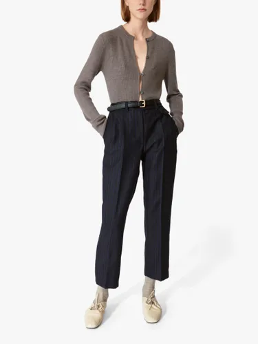 Lovechild 1979 Coppola Striped Cropped Wool Trousers, Black/Multi - Black/Multi - Female