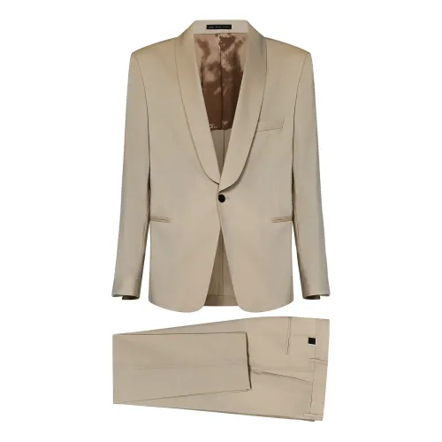 Low Brand , Beige Evening Suit for Men ,Beige male, Sizes: