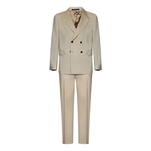 Low Brand , Men's Clothing Suits Sand Ss24 ,Beige male, Sizes: