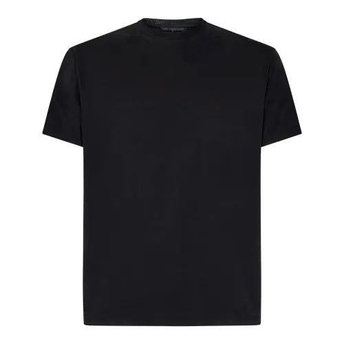 Low Brand , Men's Clothing T-Shirts & Polos Black Ss24 ,Black male, Sizes: