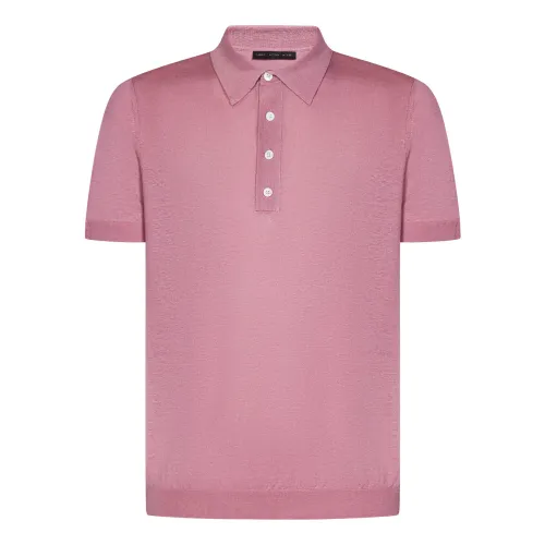 Low Brand , Polo Shirts ,Pink male, Sizes:
