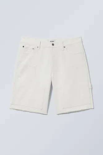 Low Carpenter Denim Shorts - White