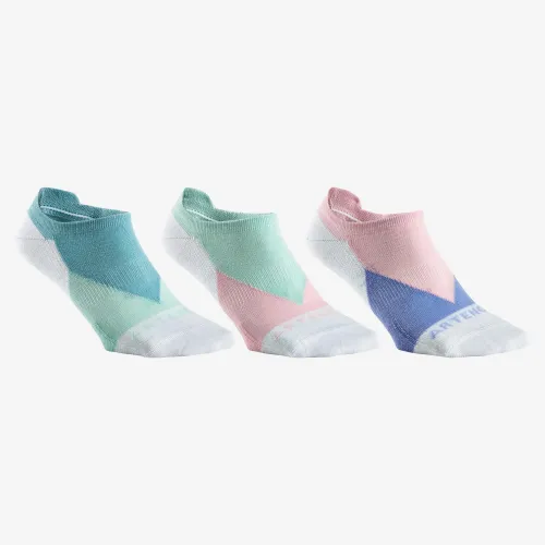 Low Sports Socks Rs 160 Tri-pack - Colour Block/pink