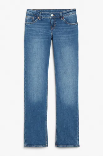 Low waist straight leg jeans - Blue