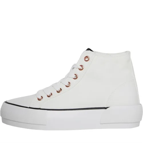 Loyalty And Faith Womens Millie Hi Top Trainers White