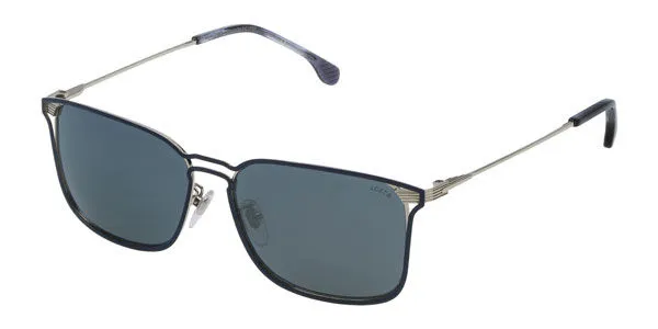 Lozza SL2302M Polarized E70X Men's Sunglasses Blue Size 57