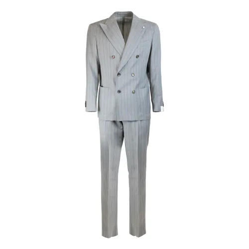 Lubiam , Dresses ,Gray male, Sizes: