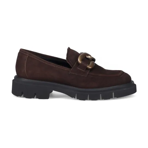 Luca Grossi , Modern Classic Women Moccasin ,Brown female, Sizes:
