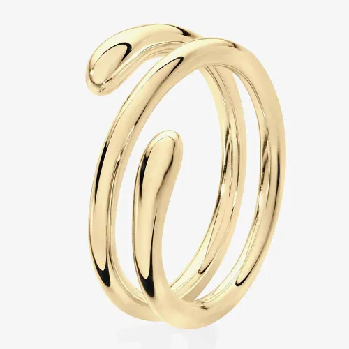 Lucy Quartermaine Gold Vermeil Drop Coil Ring DR12GM N