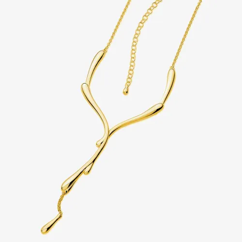 Lucy Quartermaine Gold Vermeil Drop Dripping Necklace DN7G