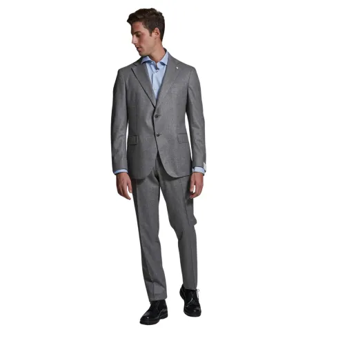 Luigi Bianchi Mantova , Stylish Dress ,Gray male, Sizes: