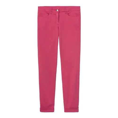 Luisa Cerano , High-Quality Straight Leg Jeans ,Red female, Sizes: