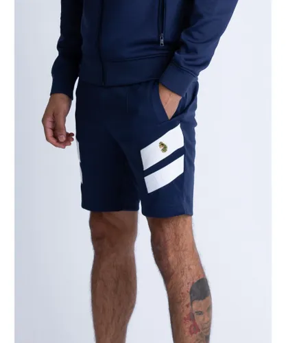 Luke 1977 Mens Lee The Agent Sweat Shorts in Navy