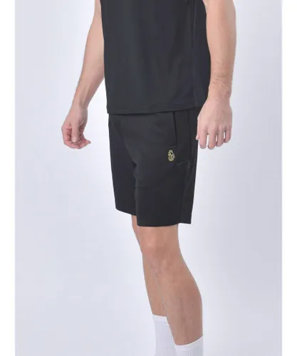Luke 1977 Mens Newcastle Sweat Shorts in Black