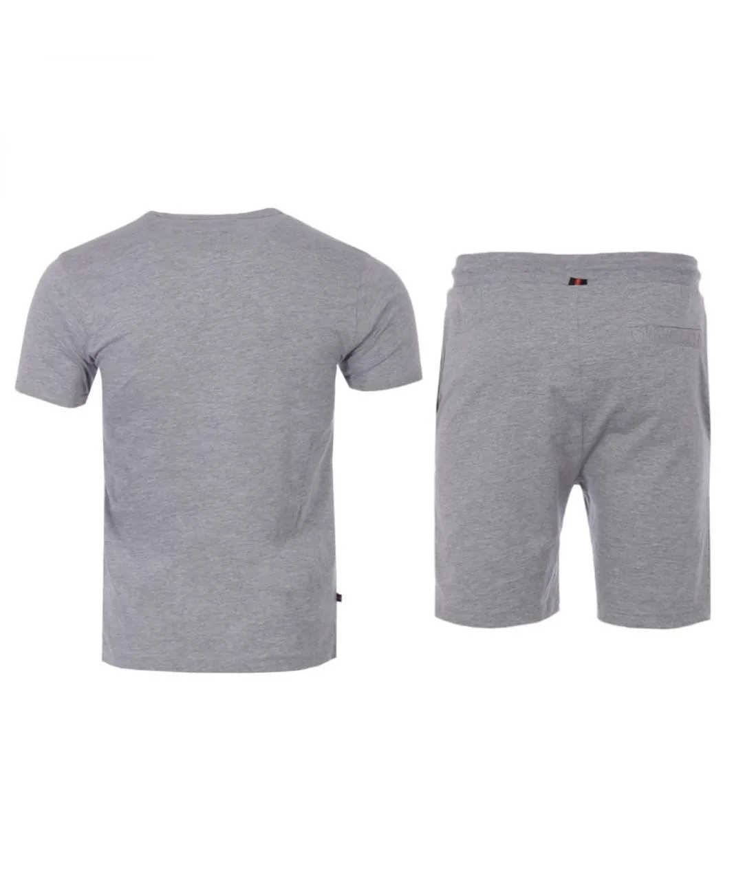 Luke 1977 Mens Trousersnake T-Shirt Shorts Set in Grey