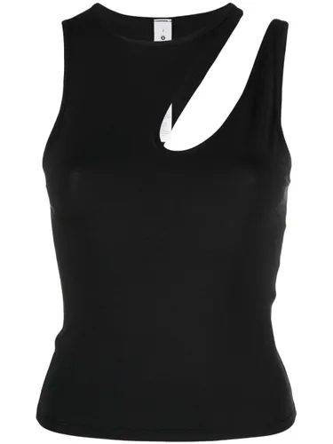 lululemon cut-out yoga tank top - Black