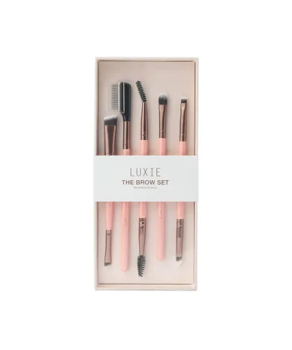Luxie Unisex eyebrow brush set - One Size