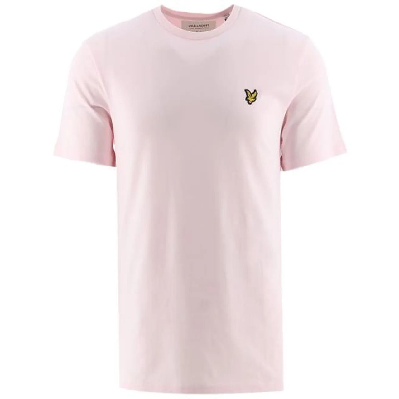 Lyle and Scott Mens Light Pink Plain T-Shirt