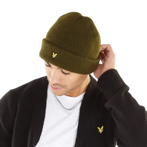 Lyle And Scott Vintage Mens Chunky Beanie Olive